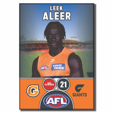 2025 AFL GWS Giants Football Club - ALEER, Leek
