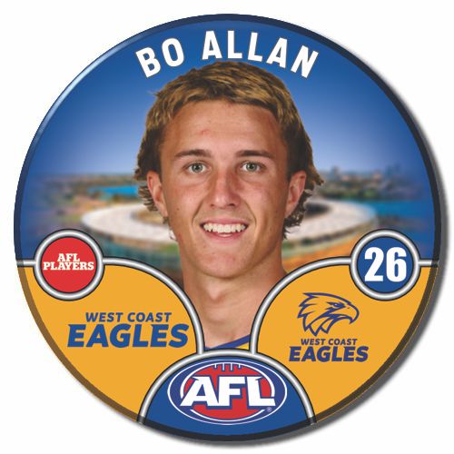 2025 AFL West Coast Eagles Football Club - ALLAN, Bo