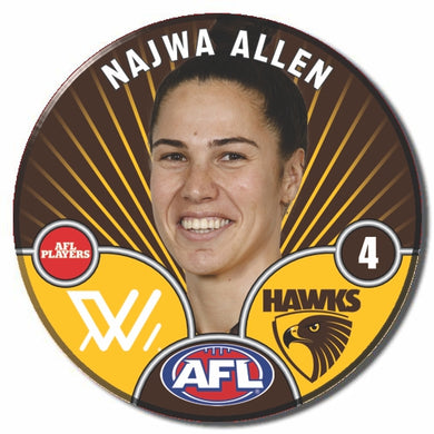 AFLW S10 HAWTHORN - ALLEN, Najwa