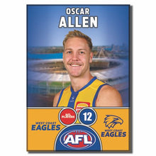 2025 AFL West Coast Eagles Football Club - ALLEN, Oscar