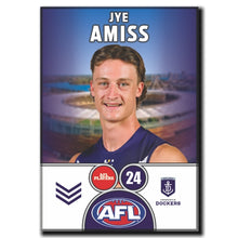 2025 AFL Fremantle Football Club - AMISS, Jye