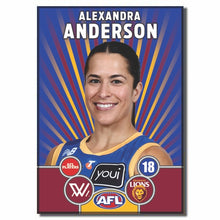 AFLW S11 BRISBANE - ANDERSON, Alexandra