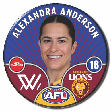 AFLW S10 BRISBANE - ANDERSON, Alexandra