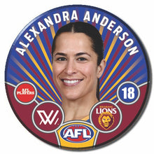 AFLW S11 BRISBANE - ANDERSON, Alexandra