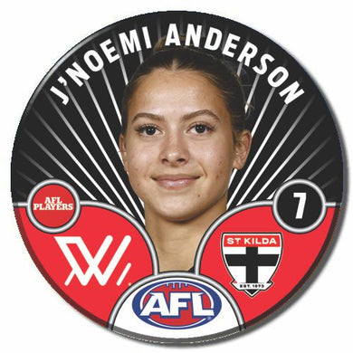 AFLW S10 ST KILDA - ANDERSON, J'NOEMI