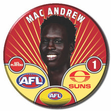 AFL 2026 GOLD COAST SUNS Football Club - ANDREW, Mac