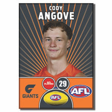 AFL 2026 GWS GIANTS Football Club - ANGORVE, Cody
