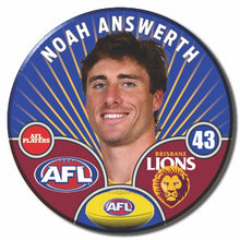 AFL 2026 BRISBANE LIONS Football Club - ANSWERTH, Noah