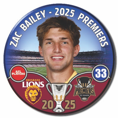 AFL 2025 PREMIERS - BAILEY, Zac
