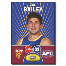 AFL 2026 BRISBANE LIONS Football Club - BAILEY, Zac