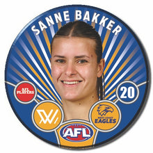 AFLW S11 WEST COAST EAGLES - BAKKER, Sanne
