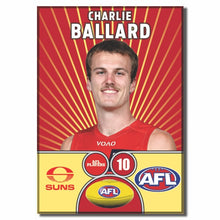 AFL 2026 GOLD COAST SUNS Football Club - BALLARD, Charlie
