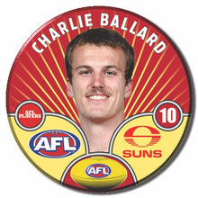 AFL 2026 GOLD COAST SUNS Football Club - BALLARD, Charlie