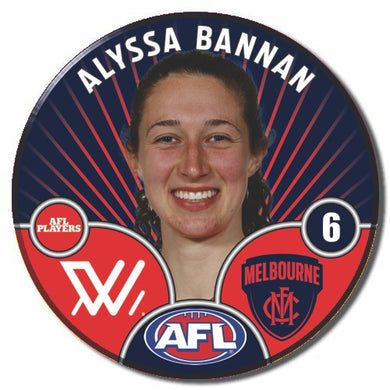 AFLW S10 MELBOURNE - BANNAN, Alyssa
