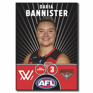 AFLW S10 ESSENDON - BANNISTER, Daria
