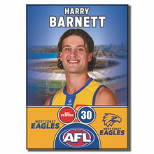 2025 AFL West Coast Eagles Football Club - BARNETT, Harry