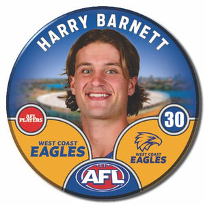 2025 AFL West Coast Eagles Football Club - BARNETT, Harry