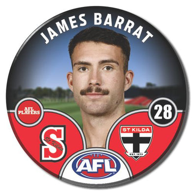 2025 AFL St Kilda Football Club - BARRAT, James