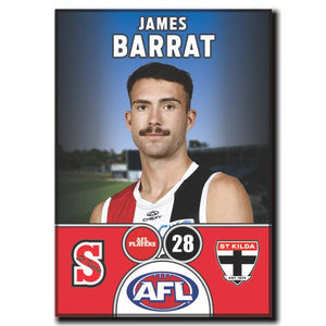 2025 AFL St Kilda Football Club - BARRAT, James