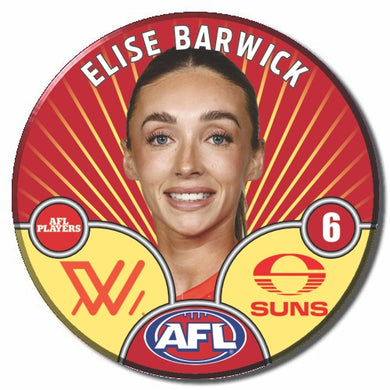 AFLW S10 GOLD COAST SUNS - BARWICK, Elise