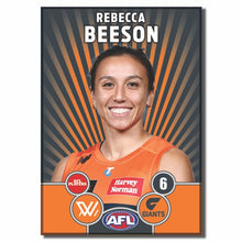 AFLW S11 GWS GIANTS - BEESON, Rebecca