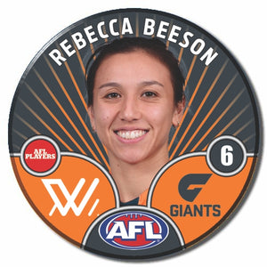 AFLW S10 GWS GIANTS - BEESON, Rebecca