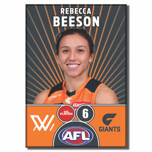 AFLW S10 GWS GIANTS - BEESON, Rebecca
