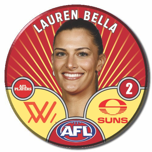 AFLW S10 GOLD COAST SUNS - BELLA, Lauren
