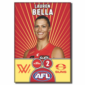 AFLW S10 GOLD COAST SUNS - BELLA, Lauren
