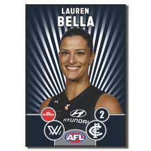 AFLW S11 CARLTON -  BELLA, Lauren