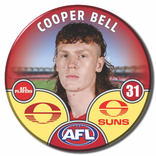 2025 AFL Gold Coast Suns Football Club - BELL, Cooper