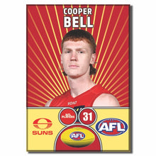 AFL 2026 GOLD COAST SUNS Football Club - BELL, Cooper