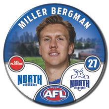 2025 AFL North Melbourne Football Club - BERGMAN, Miller
