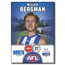 2025 AFL North Melbourne Football Club - BERGMAN, Miller