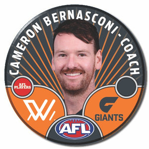 AFLW S10 GWS GIANTS - BERNASCONI, Cameron - Coach