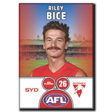 2025 AFL Sydney Swans Football Club - BICE, Riley