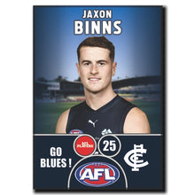 2025 AFL Carlton Football Club - BINNS, Jaxon