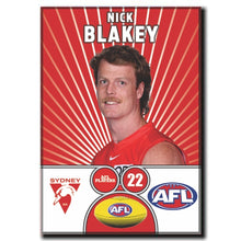 AFL 2026 SYDNEY SWANS Football Club - BLAKEY, Nick