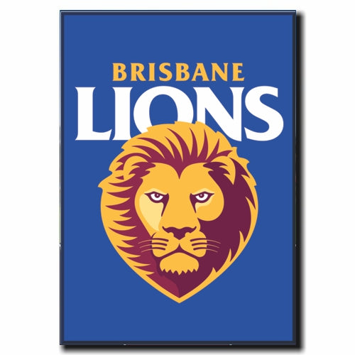 BRISBANE LIONS SUPPORTER MAGNETS