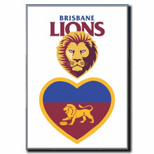 BRISBANE LIONS SUPPORTER MAGNETS