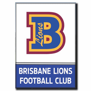 BRISBANE LIONS SUPPORTER MAGNETS