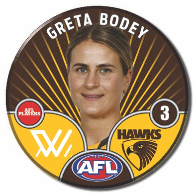 AFLW S10 HAWTHORN - BODEY, Greta
