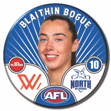 AFLW S10 NORTH MELBOURNE - BOGUE, Blaithin