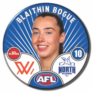 AFLW S10 NORTH MELBOURNE - BOGUE, Blaithin