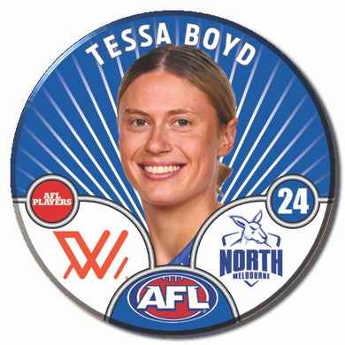 AFLW S10 NORTH MELBOURNE - BOYD, Tessa
