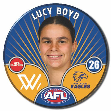 AFLW S10 WEST COAST EAGLES - BOYD, Lucy