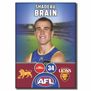 2025 AFL Brisbane Lions Football Club - BRAIN, Shadeau