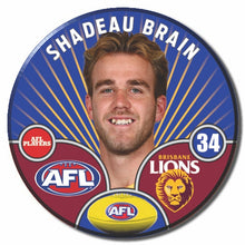 AFL 2026 BRISBANE LIONS Football Club - BRAIN, Shadeau