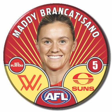 AFLW S10 GOLD COAST SUNS - BRANCATISANO, Maddy