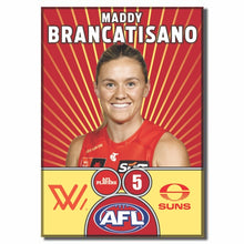 AFLW S10 GOLD COAST SUNS - BRANCATISANO, Maddy